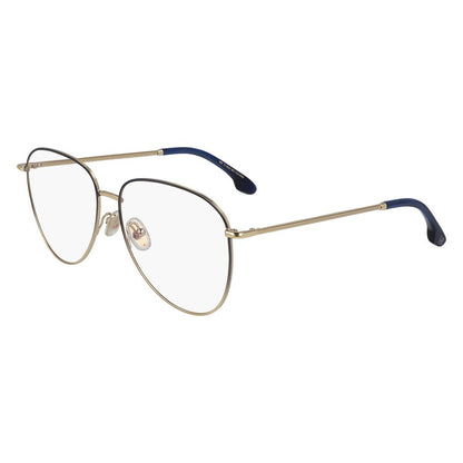 Victoria Beckham Women's Optical Glasses – Blue Metal Frames, 57mm