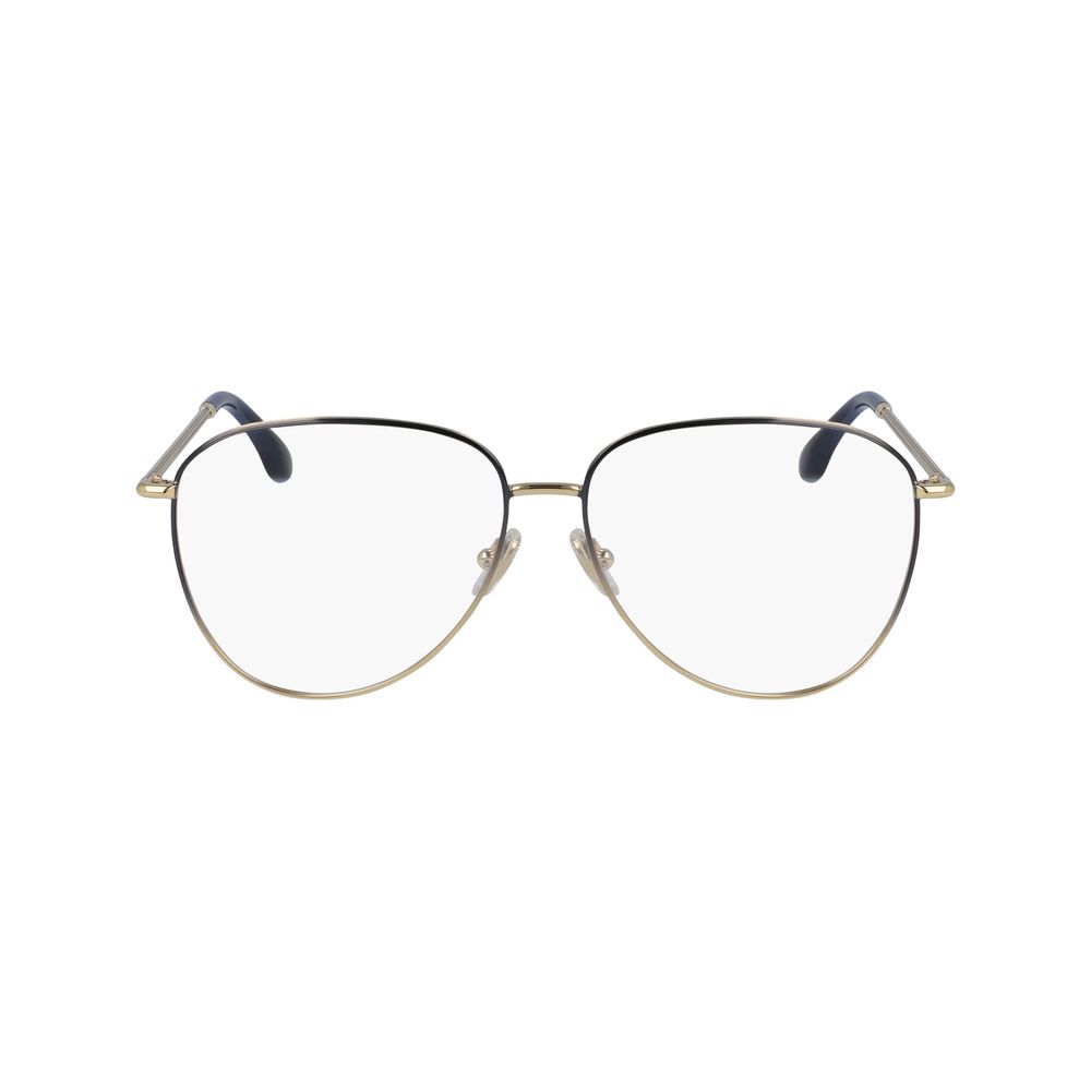 Victoria Beckham Women's Optical Glasses – Blue Metal Frames, 57mm