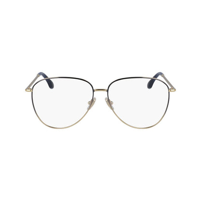 Victoria Beckham Women's Optical Glasses – Blue Metal Frames, 57mm
