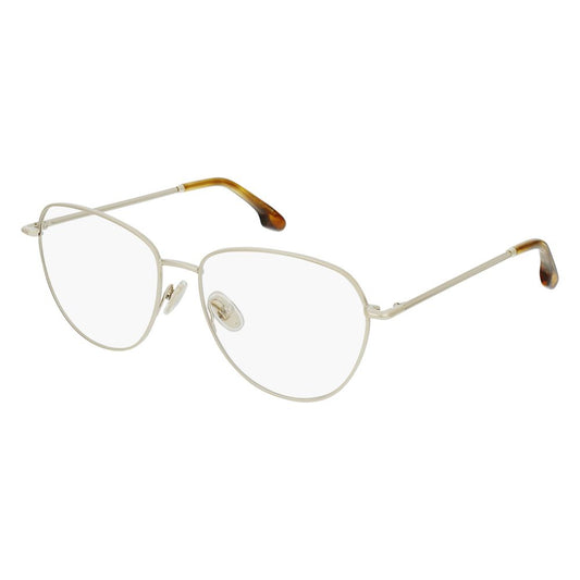 Victoria Beckham Women's Gold Metal Glasses – 55mm Frame