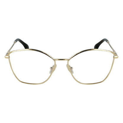 Victoria Beckham Women’s Optical Glasses – Golden Full-Rim Frame, 54mm