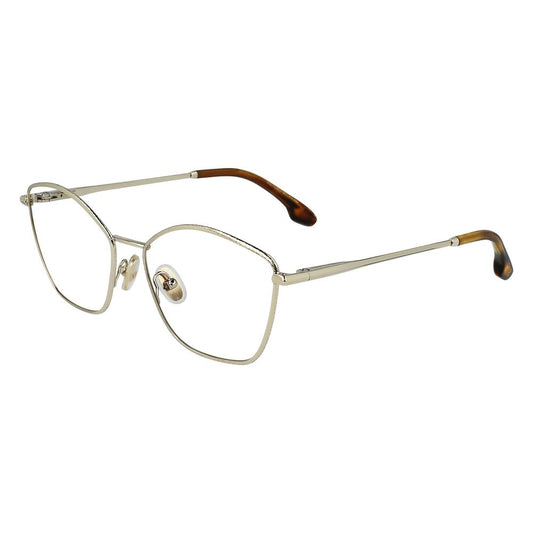 Victoria Beckham Women’s Optical Glasses – Golden Metal Frame, 54mm