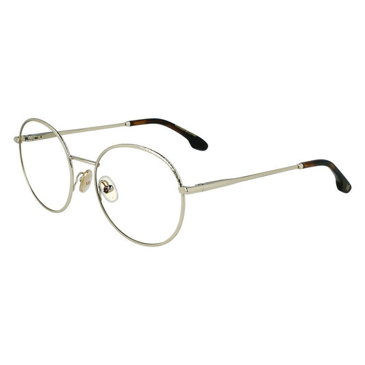 Victoria Beckham Women’s Gold Metal Glasses – 53mm Frames
