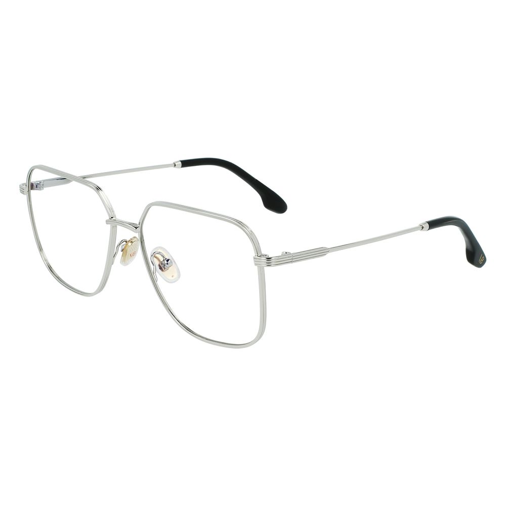 Victoria Beckham Women's Optical Glasses – Grey Metal Frames, 55mm