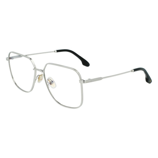 Victoria Beckham Women's Optical Glasses – Grey Metal Frames, 55mm