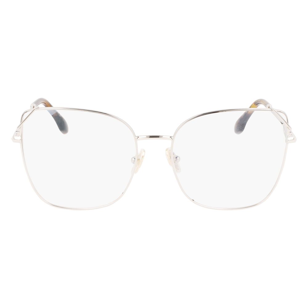 Victoria Beckham Women's Optical Glasses – Grey Metal Frame, 57mm