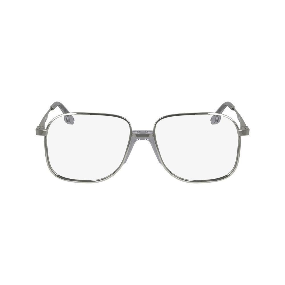 Victoria Beckham Women’s Optical Glasses – Grey Metal Frame, 56mm