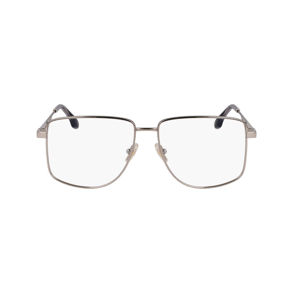 Victoria Beckham Women’s Optical Glasses – Grey Metal Frame, 56mm