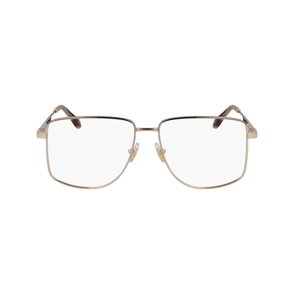 Victoria Beckham Women's Gold Metal Optical Glasses – VB2136