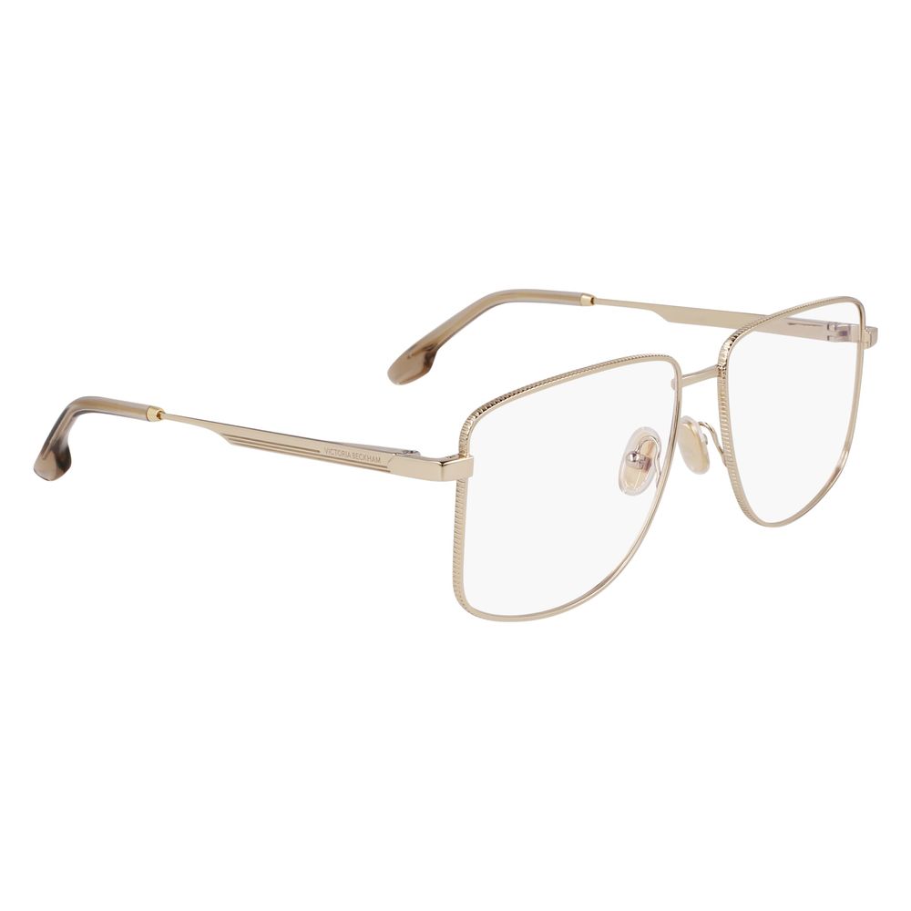 Victoria Beckham Women's Gold Metal Optical Glasses – VB2136