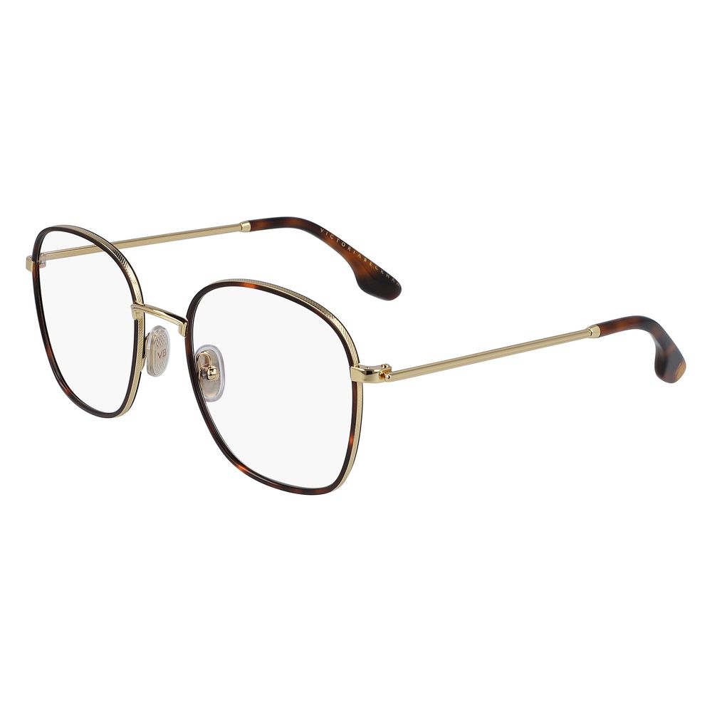 Victoria Beckham Women’s Optical Glasses – Brown Metal Frame, 53mm