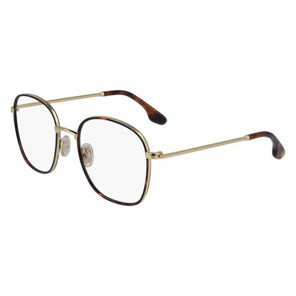 Victoria Beckham Women’s Optical Glasses – Brown Metal Frame, 53mm