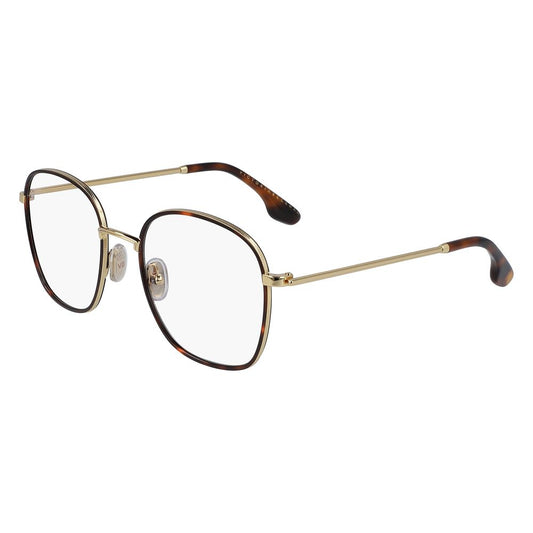 Victoria Beckham Women’s Optical Glasses – Brown Metal Frame, 53mm