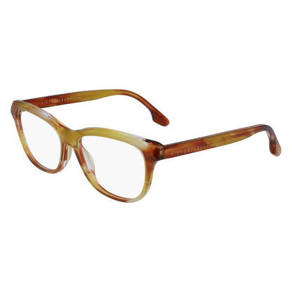 Victoria Beckham Women's Optical Glasses – Golden Square Frame, 55mm