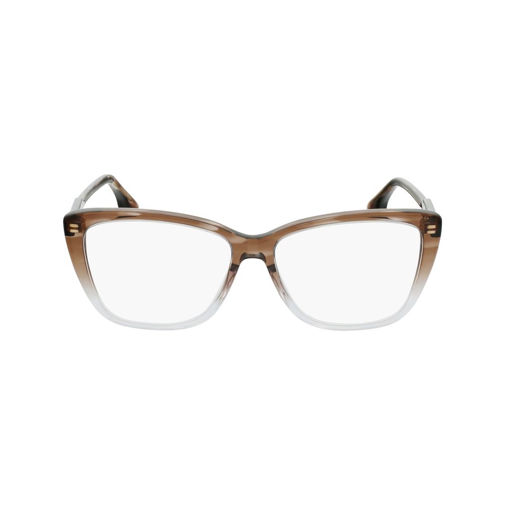 Victoria Beckham Women's Brown Acetate Optical Glasses