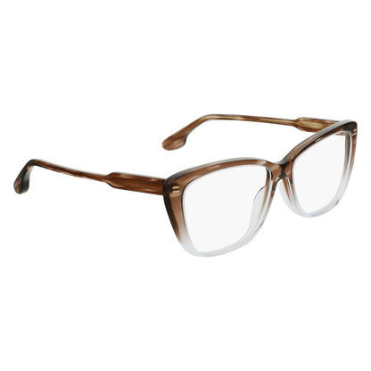 Victoria Beckham Women's Brown Acetate Optical Glasses