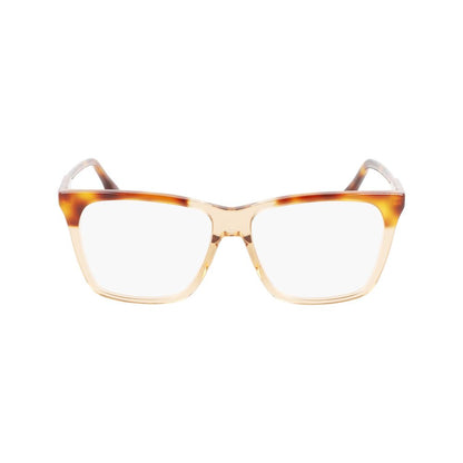 Victoria Beckham Brown Acetate Glasses – 54mm Square Frames