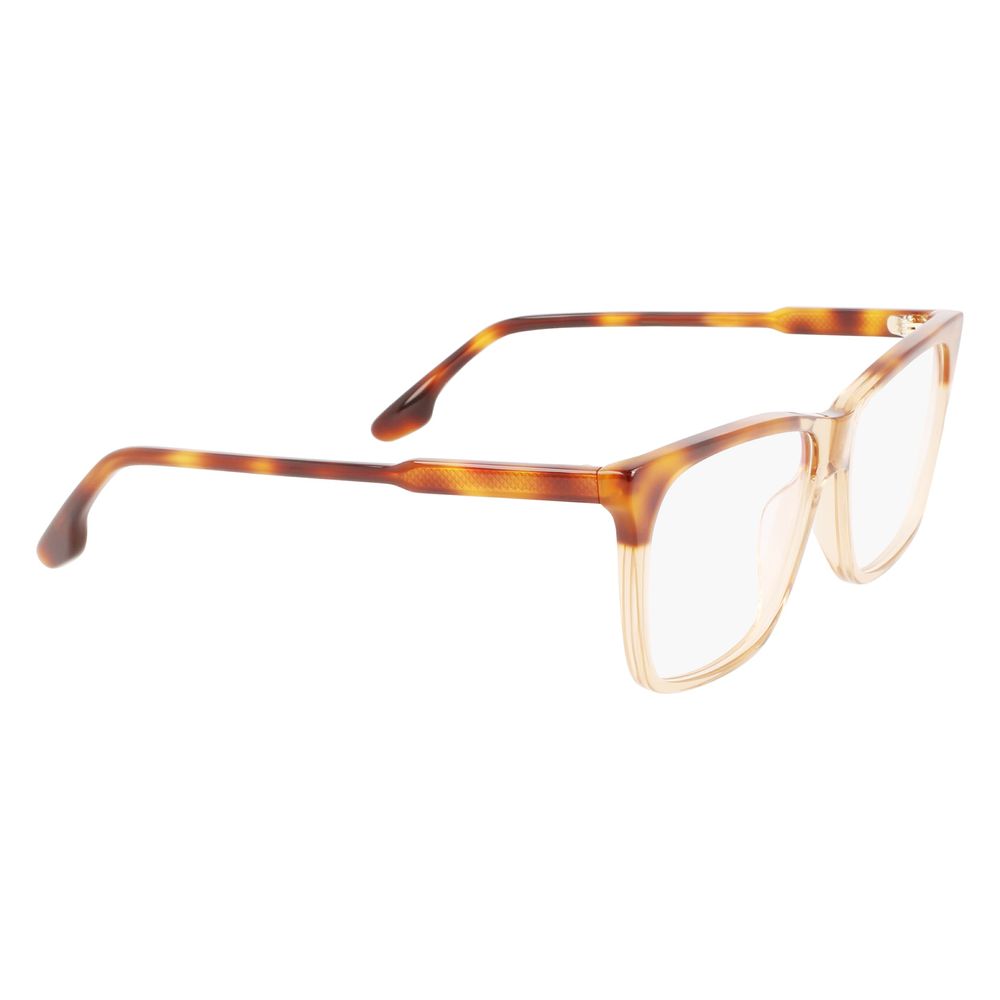 Victoria Beckham Brown Acetate Glasses – 54mm Square Frames