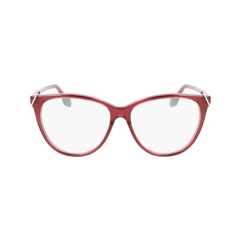 Victoria Beckham Women’s Optical Glasses – Red Square Frame, 140mm