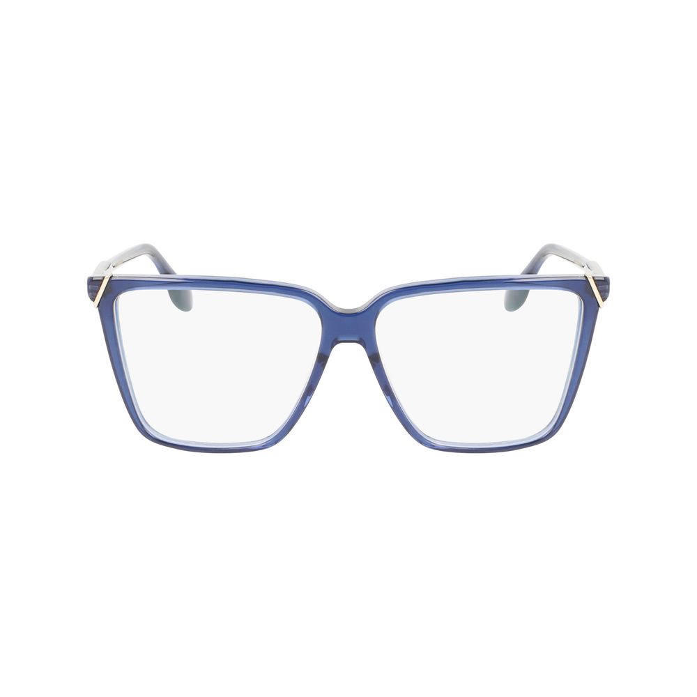 Victoria Beckham Women's Optical Glasses – Blue Square Frame, 56mm
