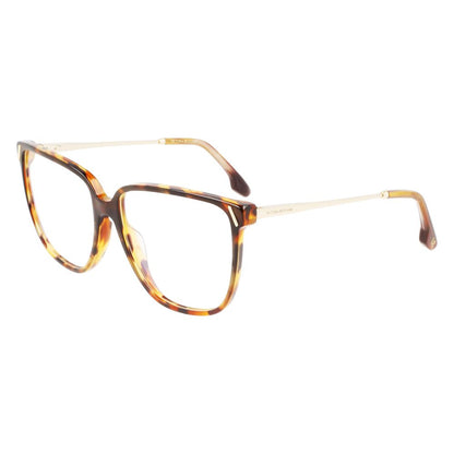 Victoria Beckham Brown Acetate Glasses – 57mm Frames