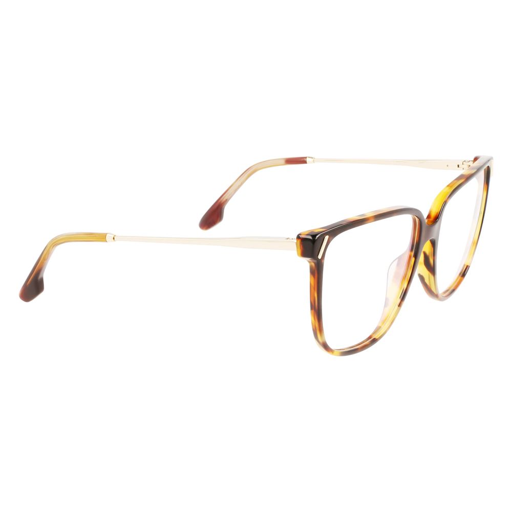 Victoria Beckham Brown Acetate Glasses – 57mm Frames