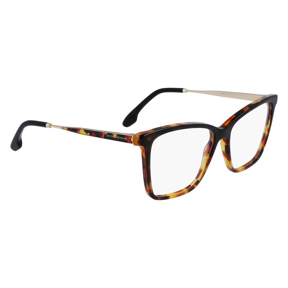 Victoria Beckham Brown Acetate Glasses – Designer Frame