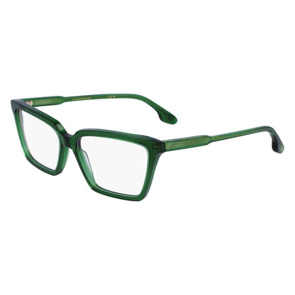 Victoria Beckham Women’s Optical Glasses – Green Square Frame, 55mm