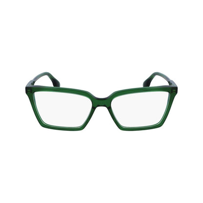 Victoria Beckham Women’s Optical Glasses – Green Square Frame, 55mm