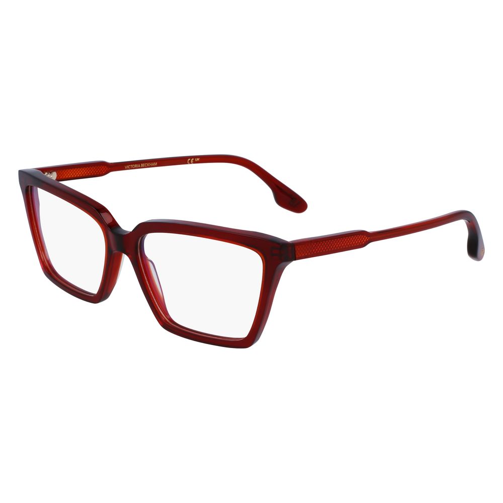 Victoria Beckham Women’s Optical Glasses – Red Full-Rim Frame, 55mm