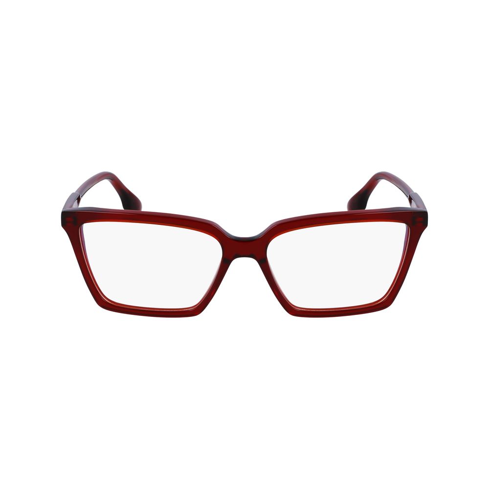 Victoria Beckham Women’s Optical Glasses – Red Full-Rim Frame, 55mm