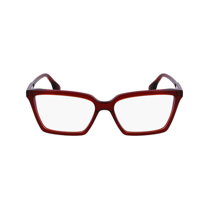 Victoria Beckham Women’s Optical Glasses – Red Full-Rim Frame, 55mm