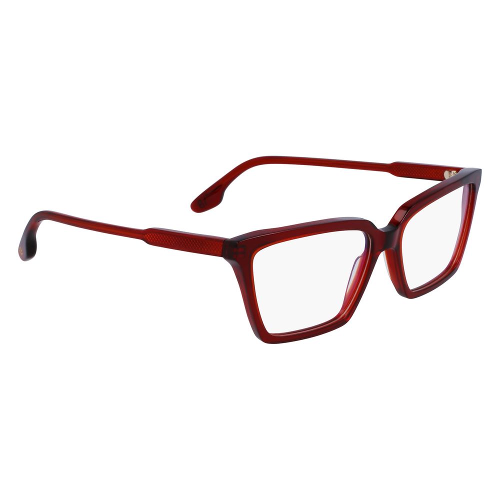 Victoria Beckham Women’s Optical Glasses – Red Full-Rim Frame, 55mm