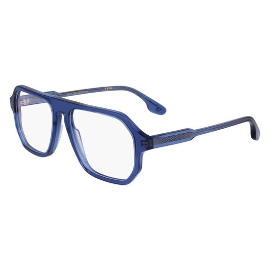 Victoria Beckham Blue Acetate Glasses – Stylish Square Frames