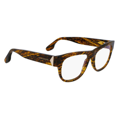 Victoria Beckham Transparent Acetate Glasses – Square Full-Rim Frames