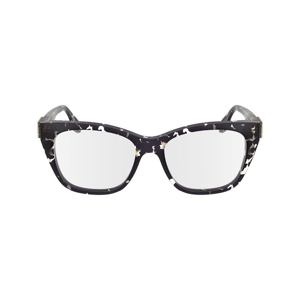 Victoria Beckham Women's Black Acetate Glasses – Square Frame