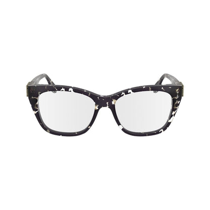 Victoria Beckham Women's Black Acetate Glasses – Square Frame
