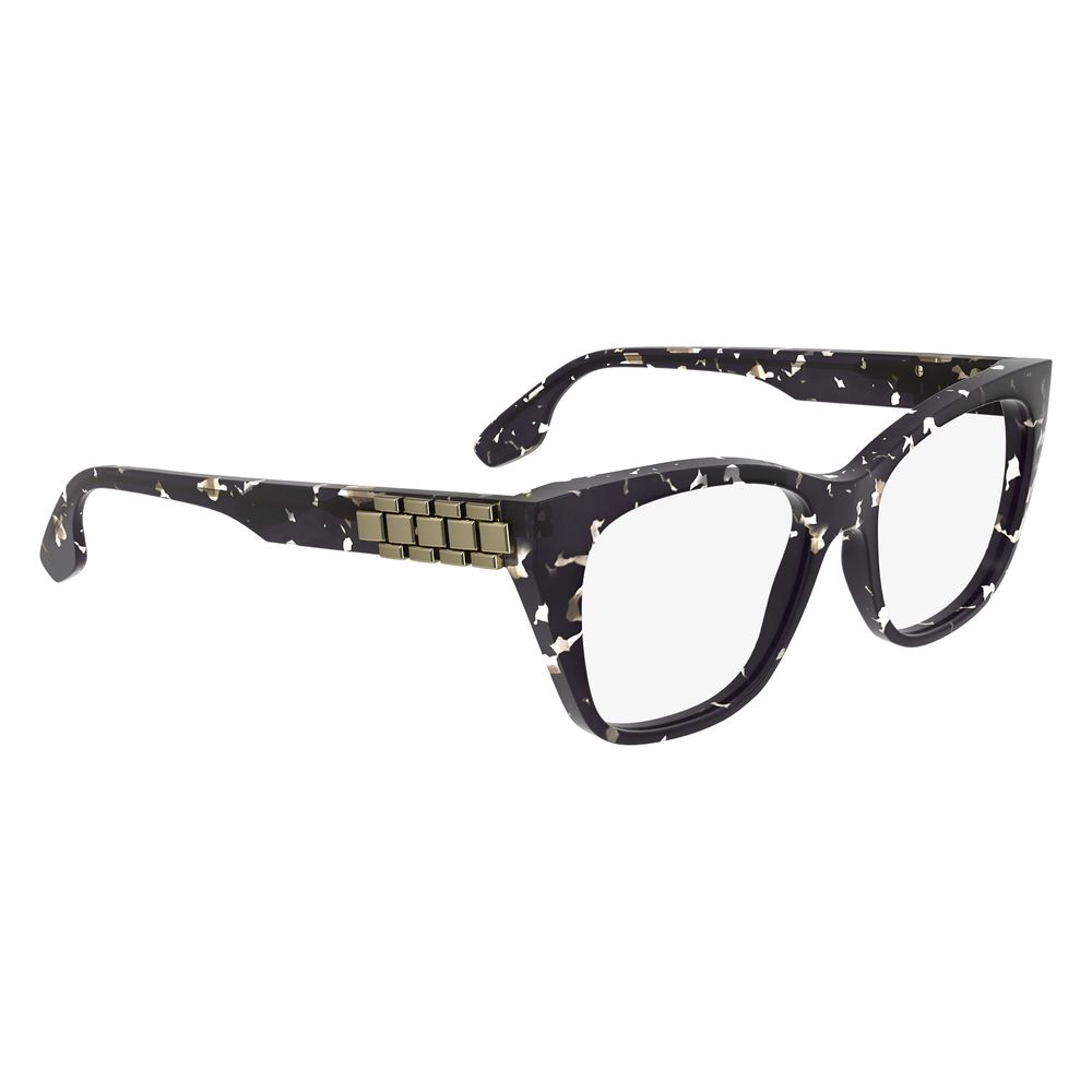 Victoria Beckham Women's Black Acetate Glasses – Square Frame
