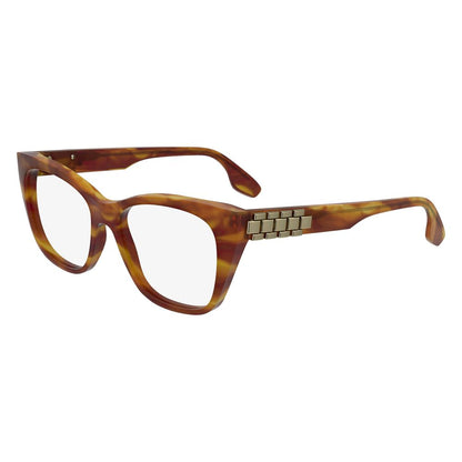 Victoria Beckham Brown Acetate Glasses – Prescription-Ready Frames