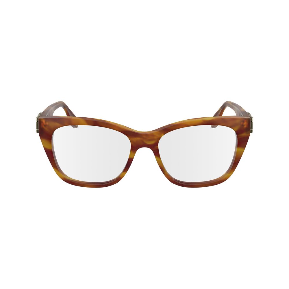 Victoria Beckham Brown Acetate Glasses – Prescription-Ready Frames