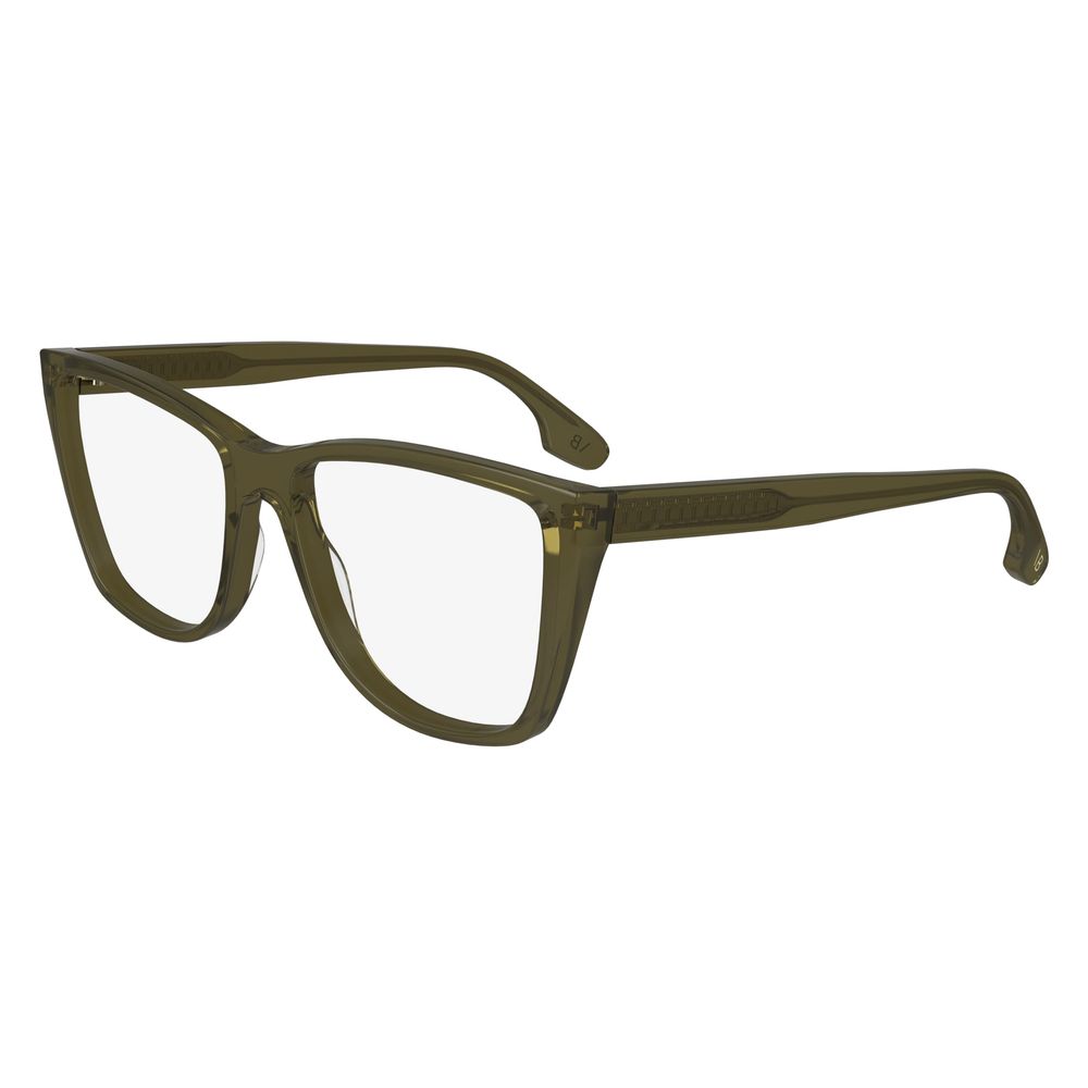 Victoria Beckham Women’s Optical Glasses – Green Square Frame, 54mm