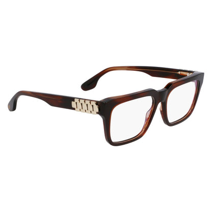 Victoria Beckham Women's Optical Glasses – Brown Square Frame, 52mm