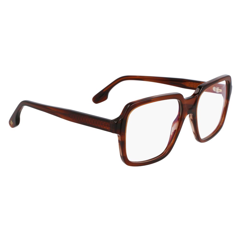 Victoria Beckham Brown Acetate Glasses – Stylish Optical Frames