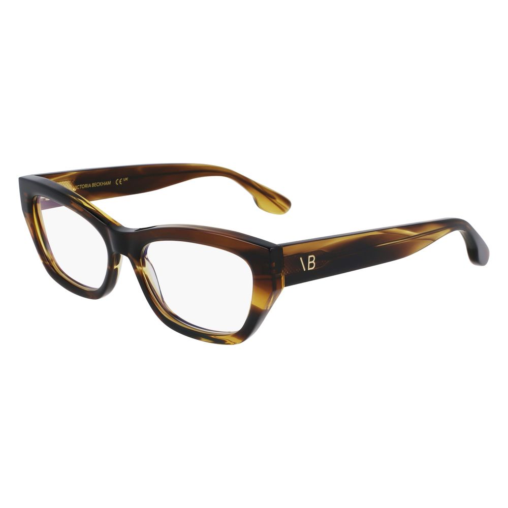 Victoria Beckham Brown Acetate Glasses – Optical Frames 53mm