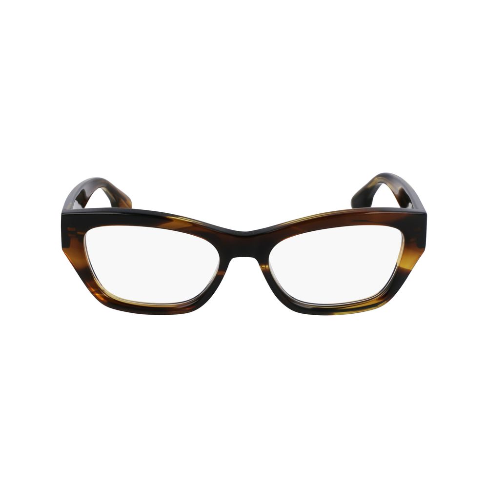 Victoria Beckham Brown Acetate Glasses – Optical Frames 53mm