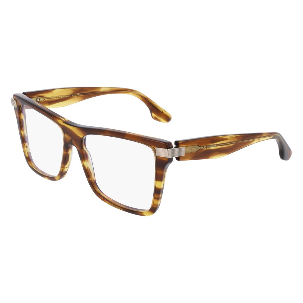 Victoria Beckham Brown Acetate Glasses – Demo Lens Frames
