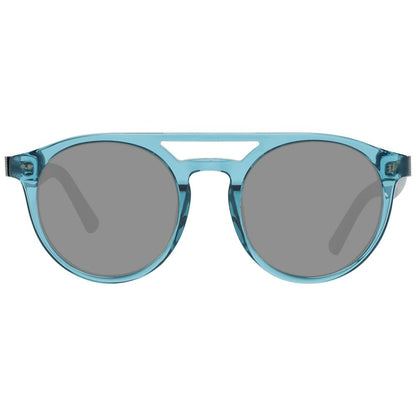 WEB EYEWEAR Men’s Sunglasses – Blue Plastic Frame, Grey Lenses
