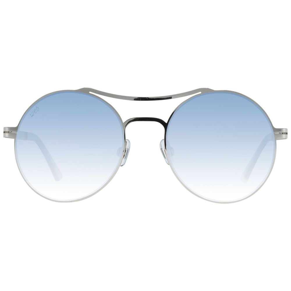 WEB EYEWEAR Women’s Sunglasses – Gold Metal Frame, Blue Lenses