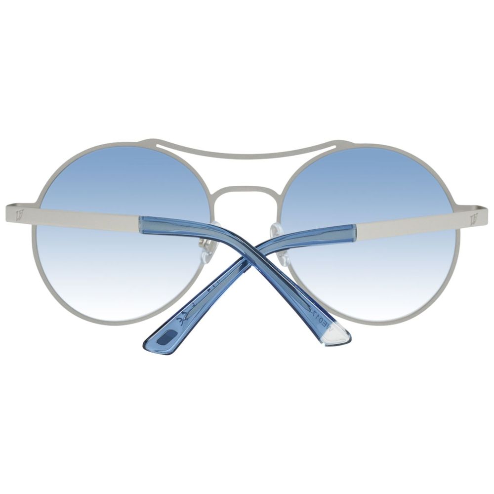 WEB EYEWEAR Women’s Sunglasses – Gold Metal Frame, Blue Lenses