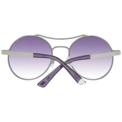 WEB EYEWEAR Women’s Gold Metal Sunglasses – Purple Lenses